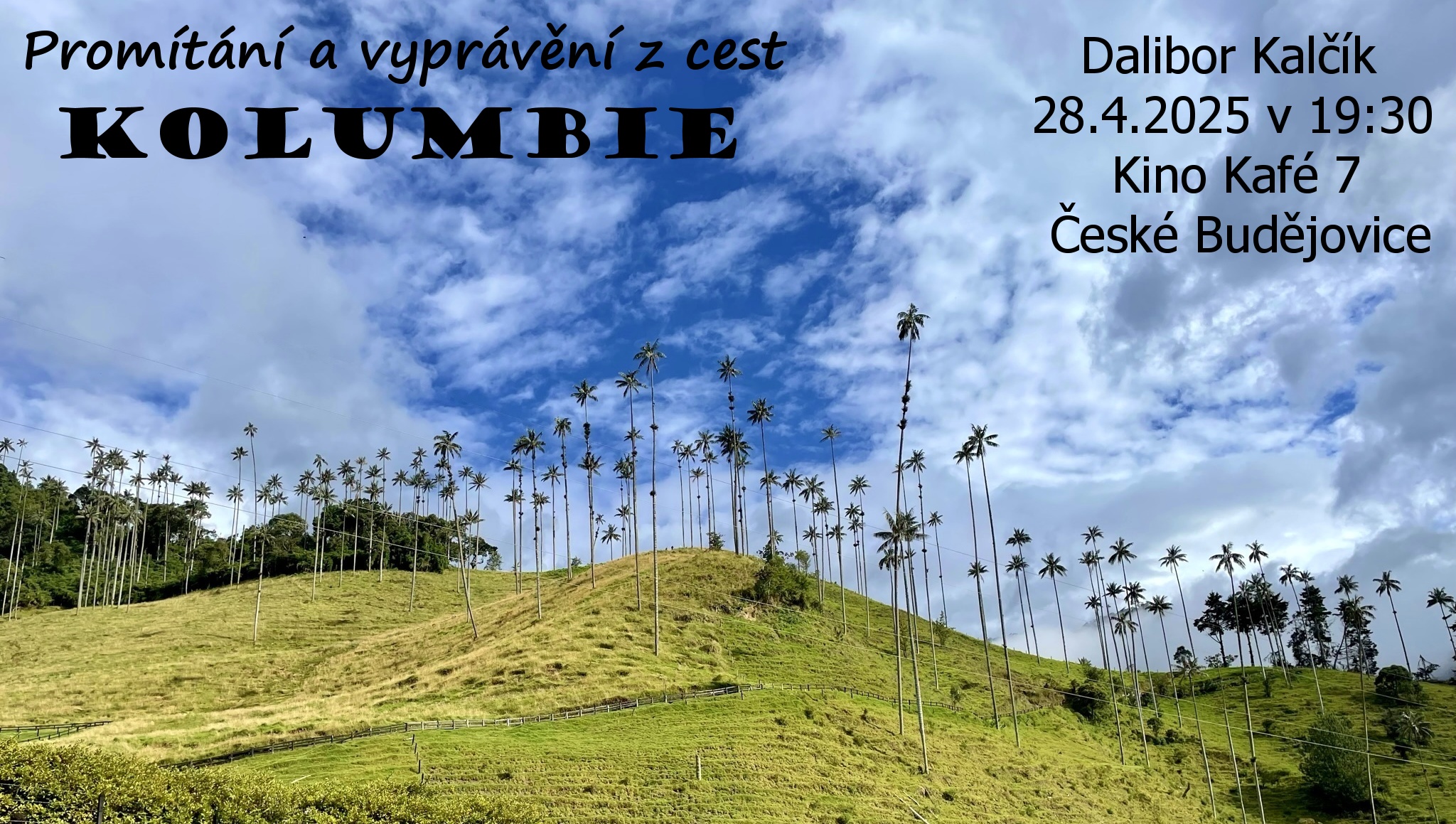pozvánka Kolumbie KK7 s 28042025